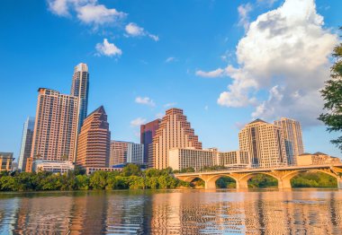 Austin, şehir manzarası görünümünü