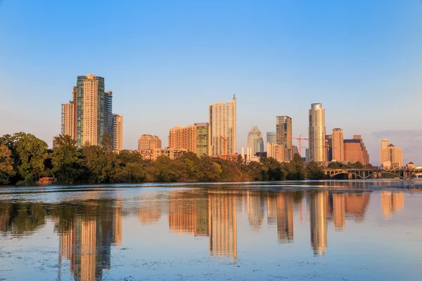Austin, şehir manzarası görünümünü — Stok fotoğraf
