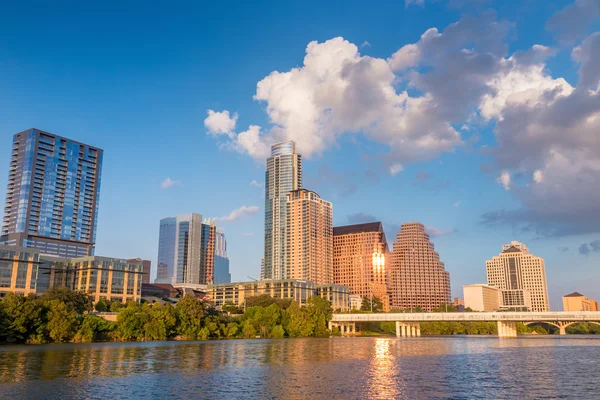 Austin、ダウンタウンのスカイラインの眺め — ストック写真