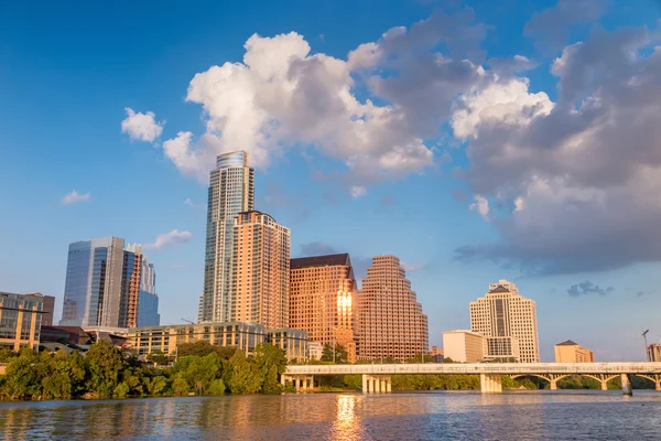 Pohled na Austin, centrum Panorama — Stock fotografie