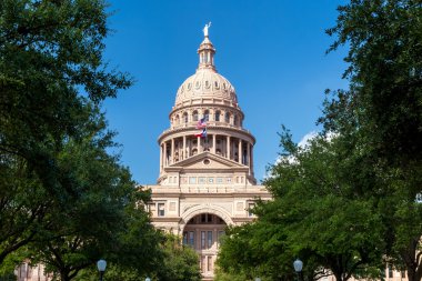 Texas State Capitol Building in Austin clipart