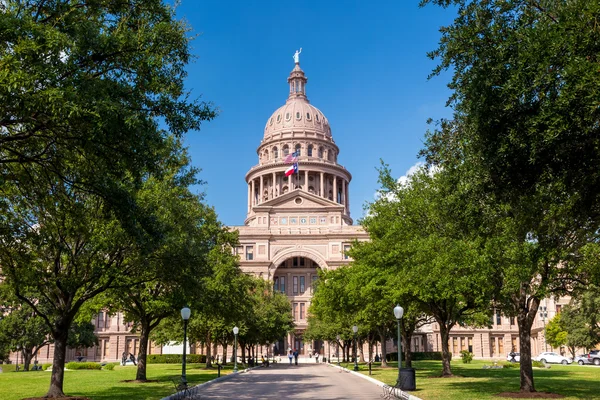 Texas state capitol gebouw in austin — Stockfoto