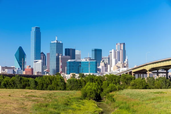 A View of the Skyline of Dallas, Texas — Φωτογραφία Αρχείου