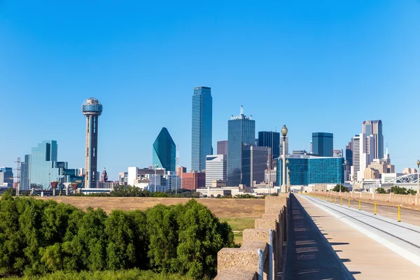 Veduta dello Skyline di Dallas, Texas — Foto Stock
