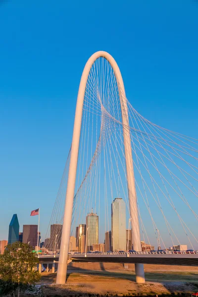 Dallas City skyline no crepúsculo — Fotografia de Stock