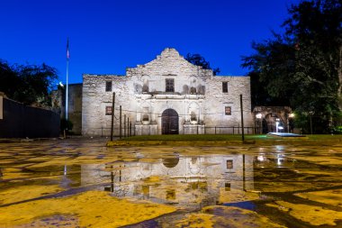 Tarihi Alamo, San Antonio, Teksas.