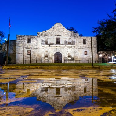 Tarihi Alamo, San Antonio, Teksas.