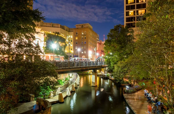 River walk in san antonio (Texas) — Stockfoto