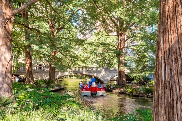 River Walk i San Antonio Texas – stockfoto