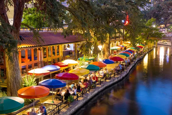 River Walk i San Antonio Texas - Stock-foto