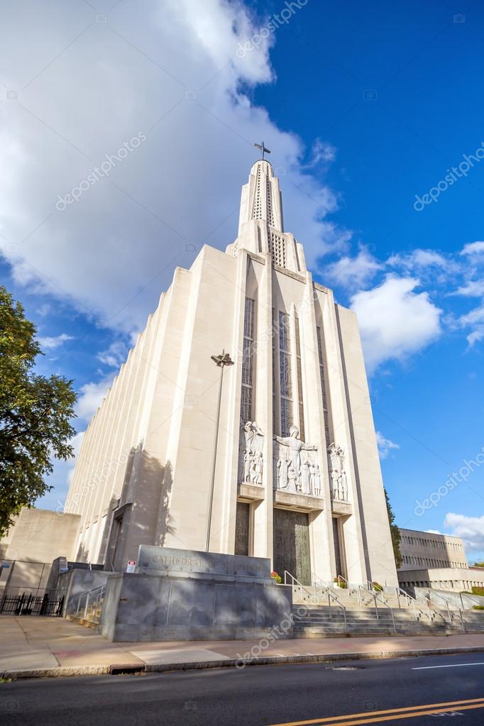 Cathdedral of St. Joseph in Hartford, Connecticut. — Stock Photo