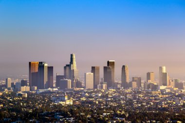 Downtown Los Angeles skyline  clipart