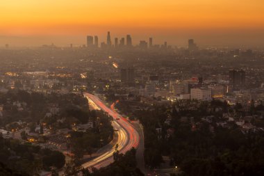 Downtown los angeles manzarası 