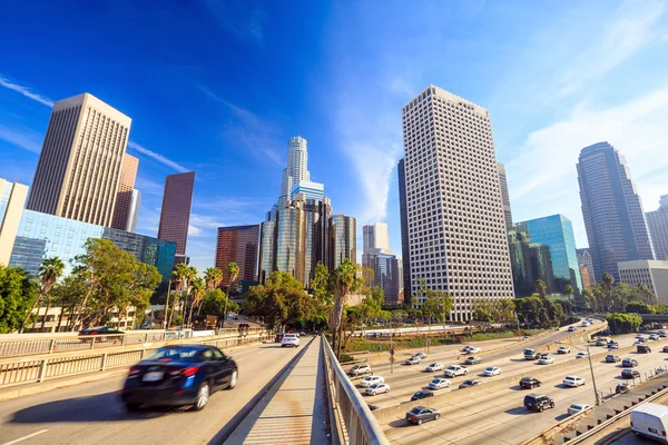 洛杉矶，加州，美国市中心城市景观 — 图库照片