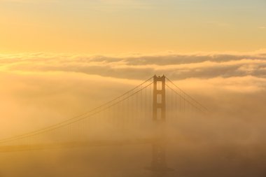 Düşük sis, Golden Gate Köprüsü San Francisco