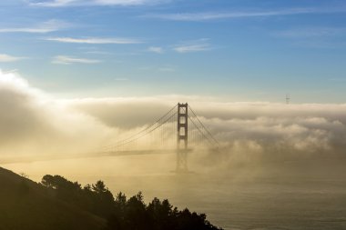 Düşük sis, Golden Gate Köprüsü San Francisco
