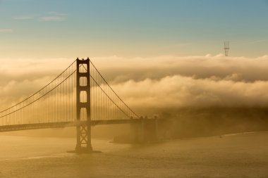 Düşük sis, Golden Gate Köprüsü San Francisco