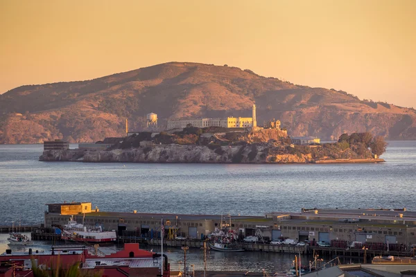 Alcatraz Adası san Francisco, ABD. — Stok fotoğraf