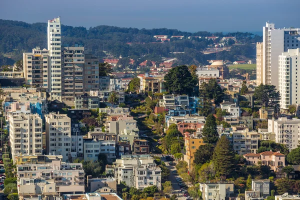 Vista de San Francisco desde la Torre Coit — Foto de Stock