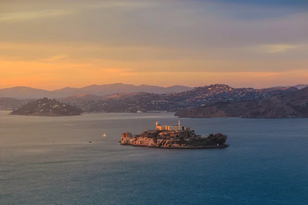 Ilha Alcatraz em São Francisco, EUA . — Fotografia de Stock