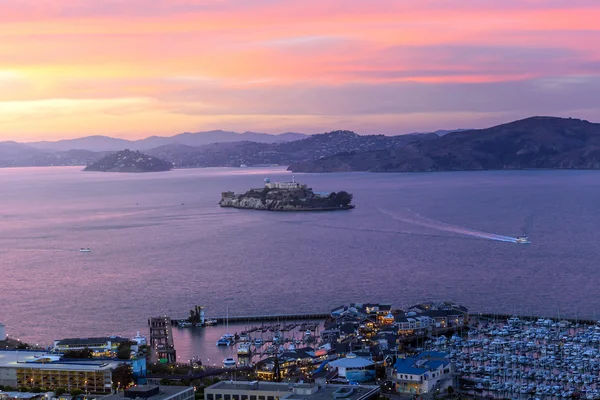 Isola di Alcatraz a San francisco — Foto Stock