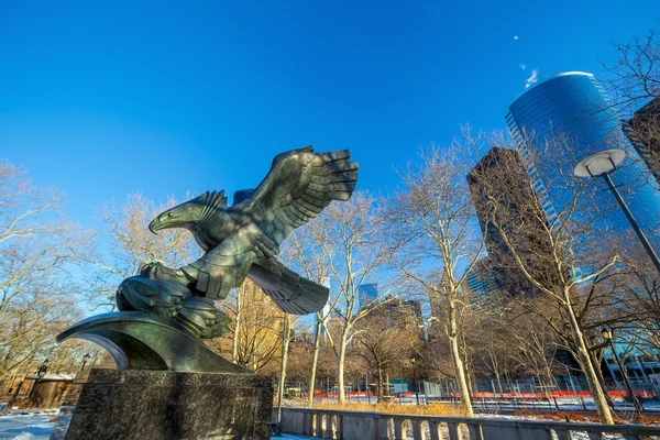 Lower Manhattan, View from Battery Park, New York — Stock Photo, Image