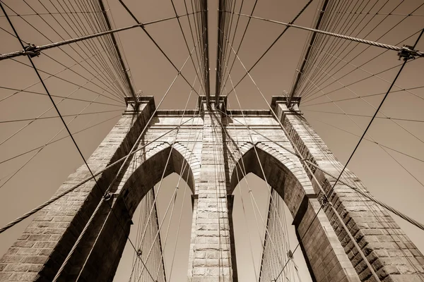 Γέφυρα Μπρούκλιν, Νέα Υόρκη — Φωτογραφία Αρχείου