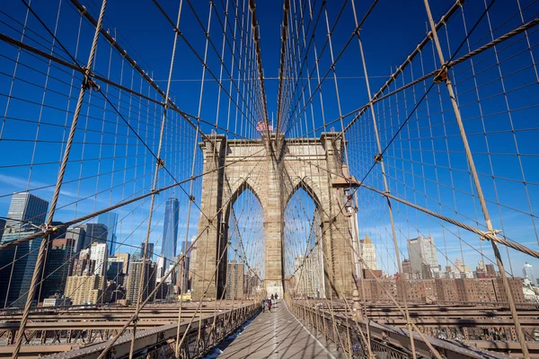 Brooklyn bridge, New York City — Stock Photo, Image