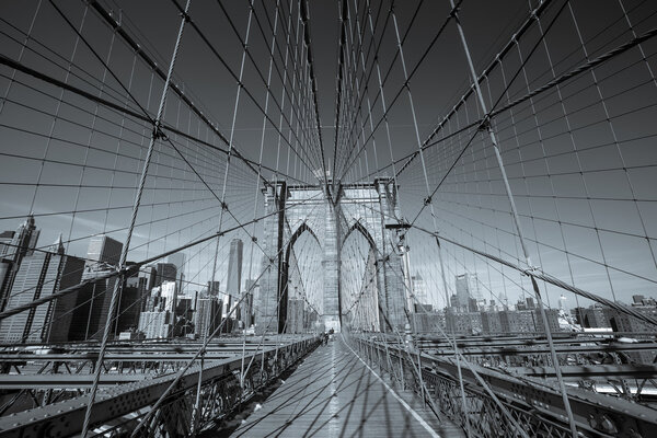 Brooklyn bridge, New York City. USA.