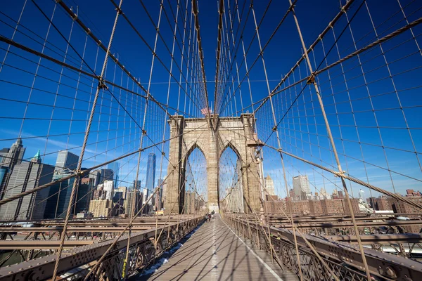 Brooklyn Bridge, New York City — Stockfoto