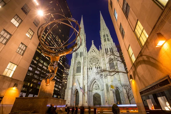 De St. Patrick kathedraal in New York City — Stockfoto