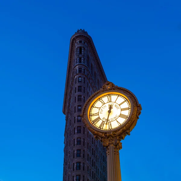 Sidewalk clock at Fifth Avenue — Stock Photo, Image