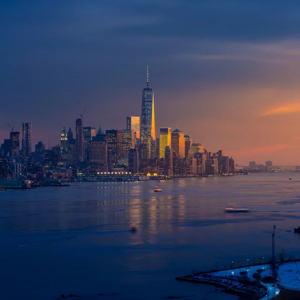 New York City skyline — Stock Photo, Image