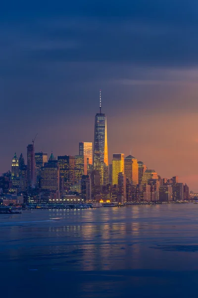 Skyline von New York City — Stockfoto