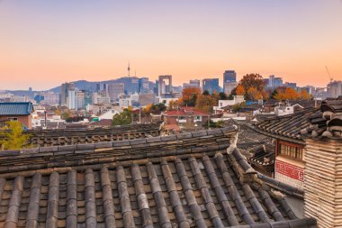 Bukchon Hanok tarihi bölgesi