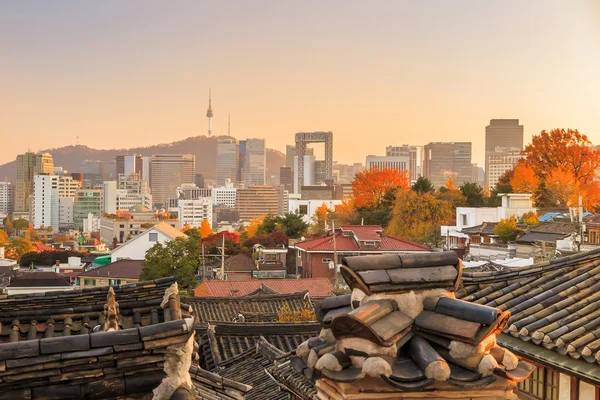 De historische wijk van Bukchon Hanok — Stockfoto