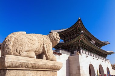 Kore, Seul 'deki Gyeongbokgung Sarayı