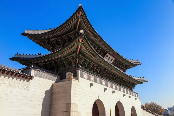 한국 서울에 있는 경복궁 — 스톡 사진