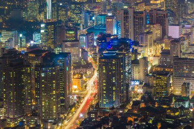 Güney Kore, Seul şehir merkezi silueti. 