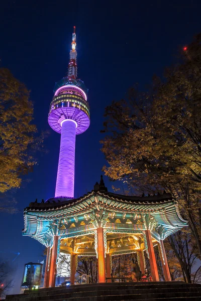Seul wieża inkorean — Zdjęcie stockowe