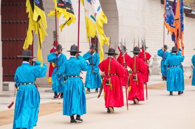 gyeongbokgung Sarayı Muhafızlar 