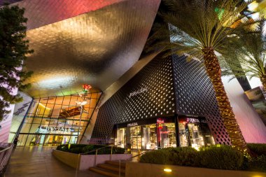 Las Vegas strip görünümünü.