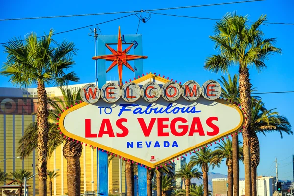 Welkom bij Fabulous Las Vegas teken — Stockfoto