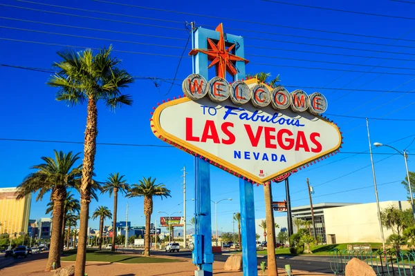 Welkom bij Fabulous Las Vegas teken — Stockfoto