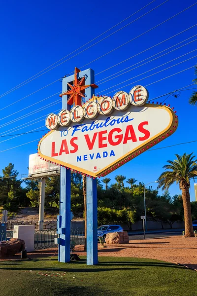 Bienvenue au fabuleux panneau de Las Vegas — Photo