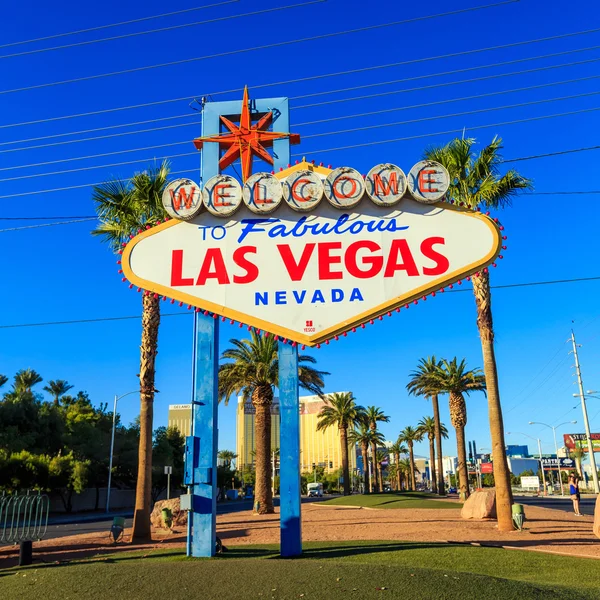Bienvenue au fabuleux panneau de Las Vegas — Photo