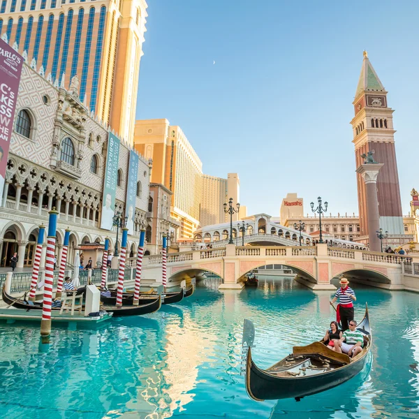 View of the strip in Las Vegas. — Stock Photo, Image