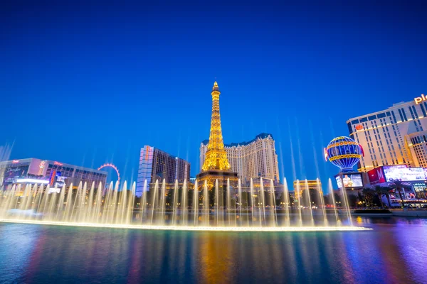 Vista del Strip en Las Vegas . — Foto de Stock