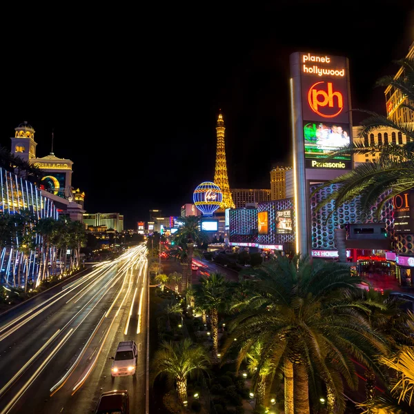 Vista da Strip em Las Vegas . — Fotografia de Stock