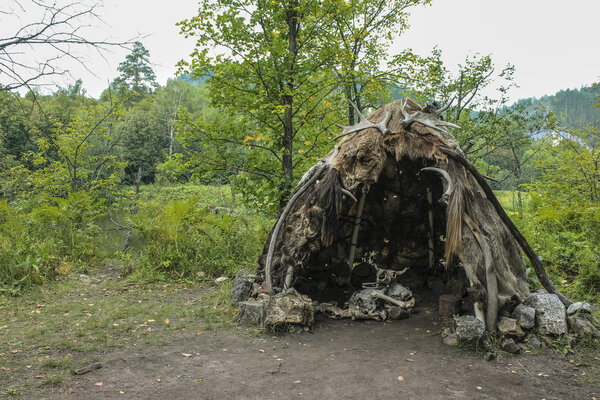 Нabitation of ancient man. Prehistoric house